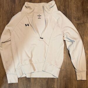 Under Armour Women's Off-White Cowl Neck Sweater
